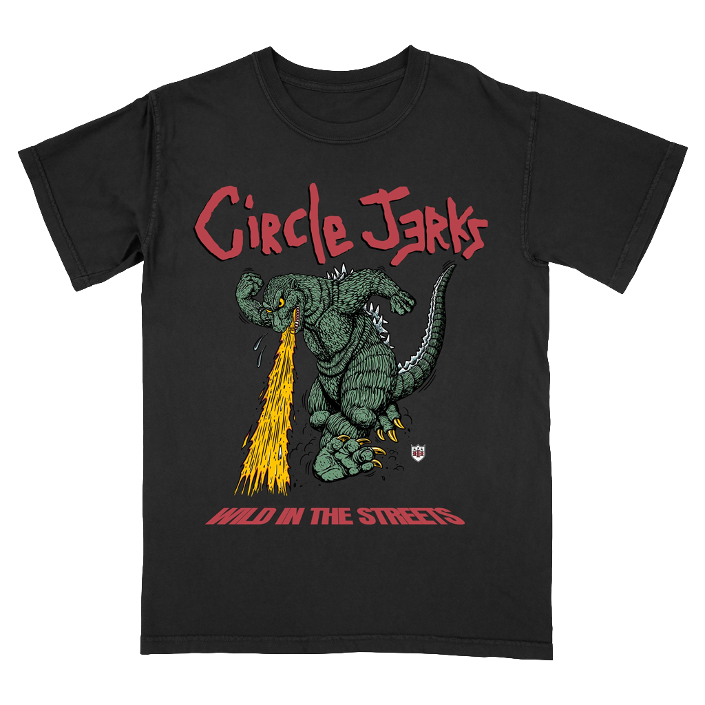 Circle Jerks (Wild In The Streets Godzilla) T-Shirt