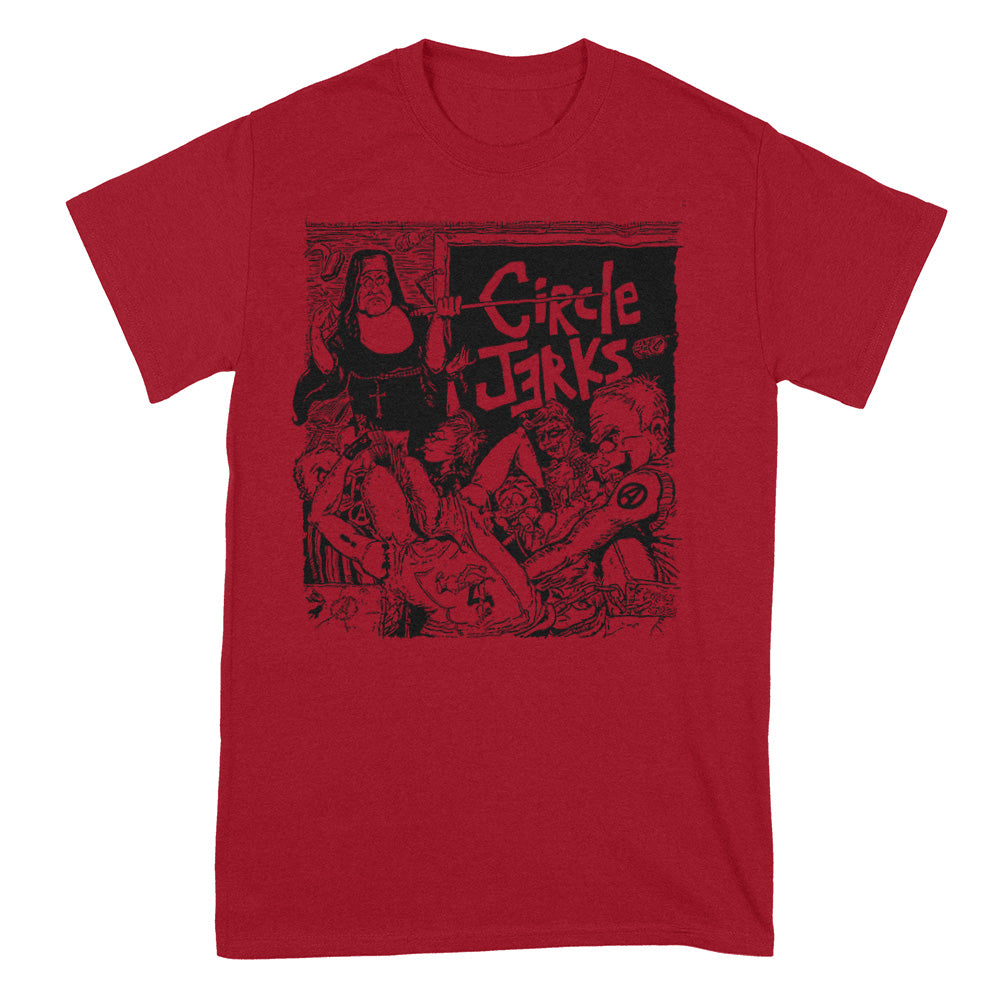 Circle Jerks (Classroom Red) T-Shirt