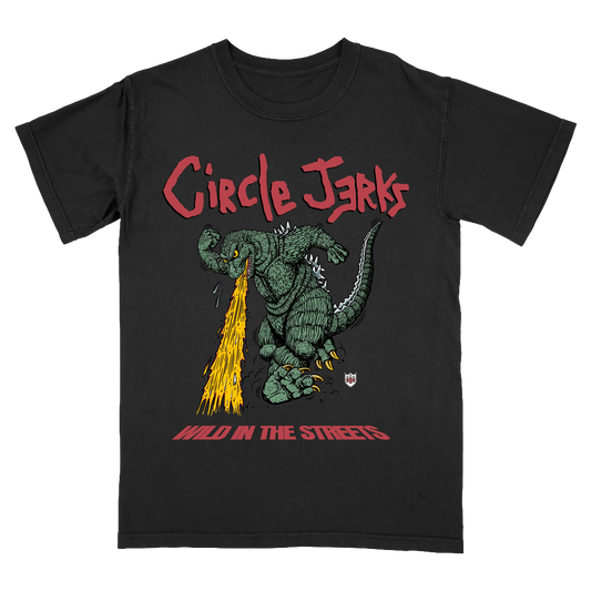 Circle Jerks (Wild In The Streets Godzilla) T-Shirt