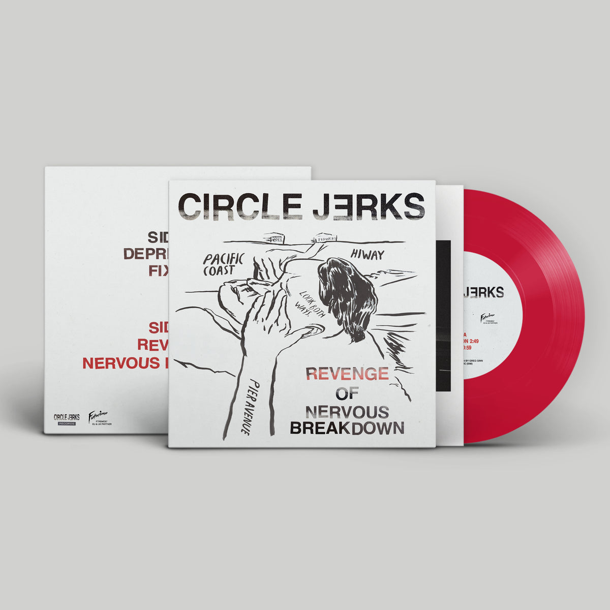Circle Jerks (Revenge Of Nervous Breakdown) Red 7 Inch